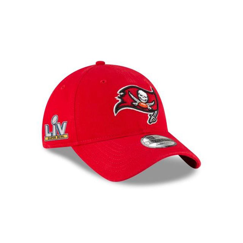 NFL Tampa Bay Buccaneers Super Bowl Lv Side Patch 9Twenty Adjustable (VRZ8141) - Blue New Era Caps